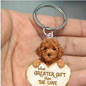 Love Dog Acrylic Key Ring Pendant b32eb6dd 2133 4452 bcf3 dccf346db610