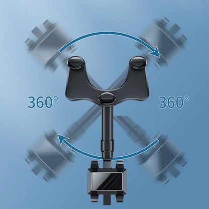 Rearview Mirror Phone Holder For Car Rotatable And Retractable Car Phone Holder Multifunctional 360 Rear View Mirror Phone Ho