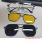 Driving Men's Three-in-one Magnetic Aluminum Magnesium Glasses b3422527 1dc7 4d32 b188 91c21150337a