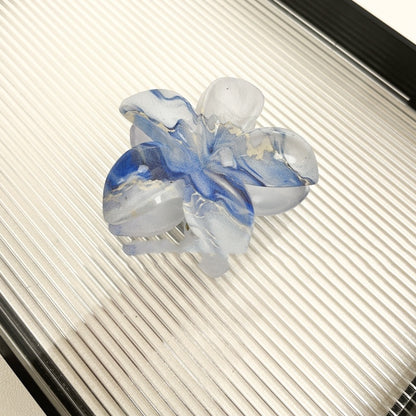 Korean Fashion Gradient Flower Hair Clip Creative Marble Pattern b350423e 496b 41bf 8055 272e8d584157