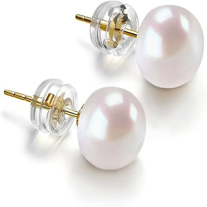 French Retro Affordable Luxury Artificial Pearl Light Bulb Ear Studs b361267d ace2 4081 bb51 82605e2483c1