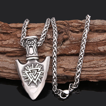 Hip Hop Necklace Stainless Steel Shield Pendant For Men b38c73fe 0f60 4a0b b68b 4ce7a83fc82a