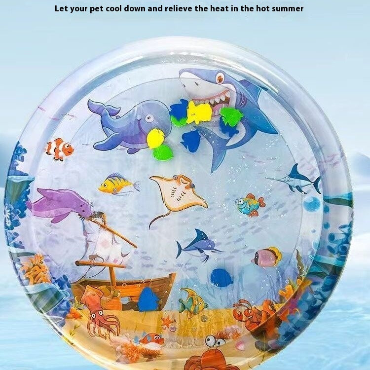 Summer Cooling Pet Water Bed Cushion Ice Pad Dog Sleeping Square Mat For Puppy Dogs Cats Pet Kennel Cool Cold b38fc470 94ed 4