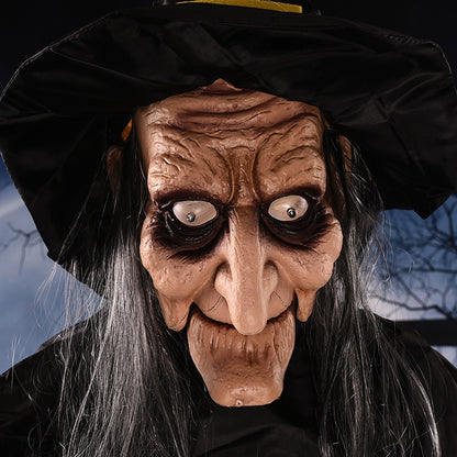 Halloween Voice-activated Horror Electric Witch Toy Ghost Festival Bar Outdoor Decorations Arrangement Props b3a9c6bb a84d 4c