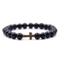 8mm Bright Black Beads Micro Inlaid Zircon Natural Stone Diy Bracelet - HD Wireless Product #9