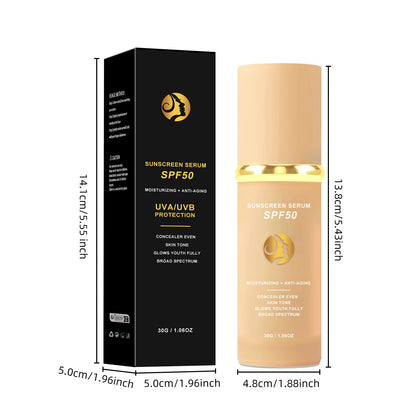 Brightening Skin Color Naturally Moisturizing Concealing Foundation