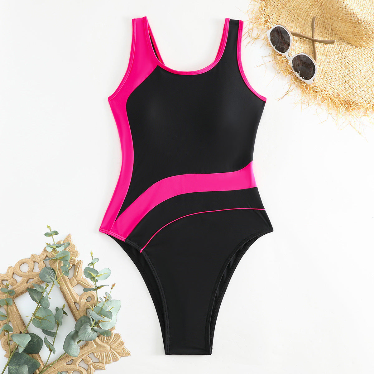 Women's High-grade Solid Color Sports Jumpsuit b3cdc56e 60f2 415d a290 171ab330a70d