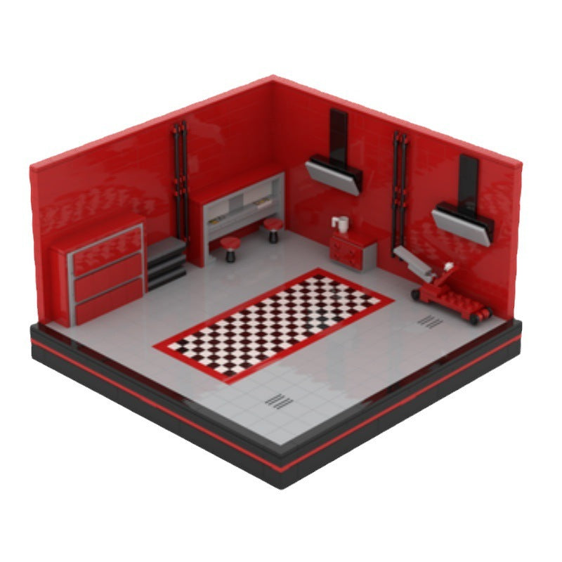 Garage Parking Lot Plastic Building Blocks Toy Model Ornaments b3d160f2 d935 417d a3f1 fc7b7dfe3282 48437c8b 3bd9 4ed3 9637 e