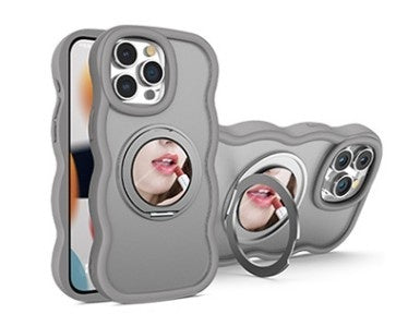Dirt-resistant With Mobile Phone Mirror Bracket Magnetic Suction Phone Case - 图片 5