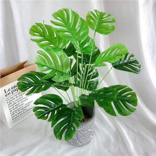 Simulation Fake Flower 18 Fork Monstera Creative b3f1a34c cb97 48a9 aead 01389118cc82