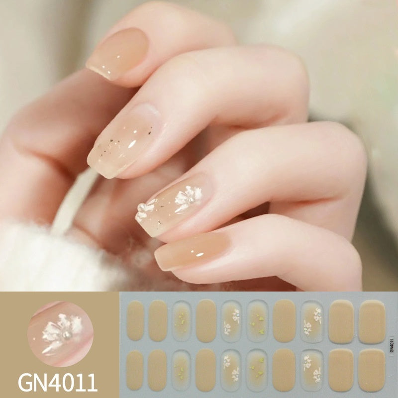 Finger Baking-free Gel Nail Stickers Simple Grid Line Nail Sticker One Piece Dropshipping b3fda41f 319b 4a37 9b1a 6e34a1c3d34
