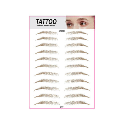 3D Waterproof Semi-permanent Eyebrow Stencil Stickers - HD Wireless Product #16