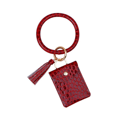European And American PU Wrist Keychain Pendant b40b8800 5a0d 4d69 9e37 9ac02dcdc139