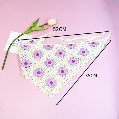All-matching Triangular Binder Knitted Hair Band b40d1d68 cef0 4d4d a000 e632d9f13375