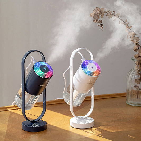 200ml Portable Colorful Light Humidifier USB Rechargeable Car Humidifier - HD Wireless Product #1