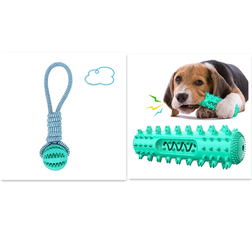 Dog Toys Balls Interactive Treat Rope Rubber Leaking Balls For Small Medium Dogs Chewing Bite Resistant Pet Tooth Cleaning b4