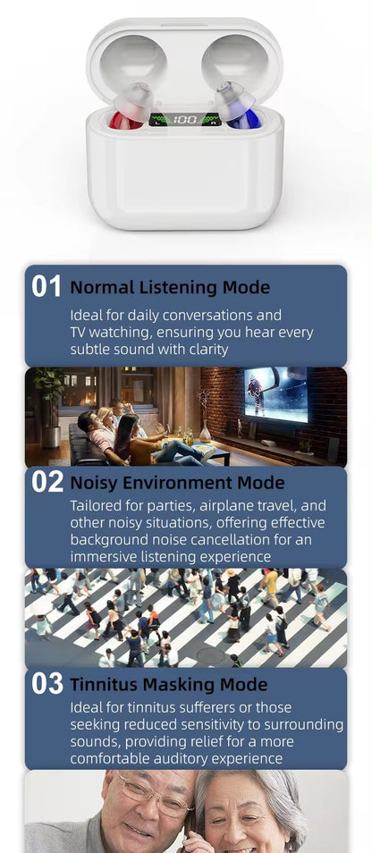 Cross-border Within The Ear Elderly Digital Hearing Aid Sound Amplifier Sound Collector Mobile Charging Warehouse b43628d3 6c
