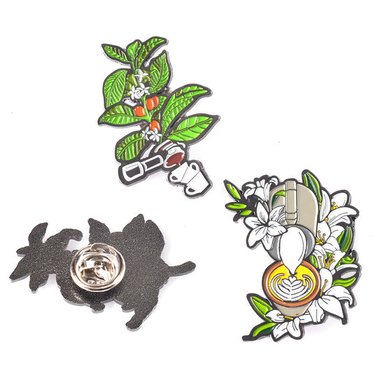 Design Barista Badge Cafe Ornament Souvenir Barista Brooch Gift b436db4e cbc6 44d9 b6b0 bcd31affa6d3