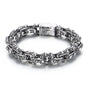 Old Punk Skull Titanium Steel Men's Bracelet b4642cc5 8dfd 47ee 804e 609dc62f78cd
