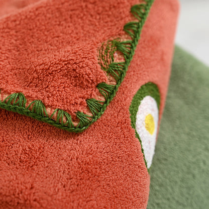 Pineapple Avocado Covers Towels Coral Velvet Soft Absorbent Couple b48348d5 3da0 4fb9 9de1 30ec38426e1e