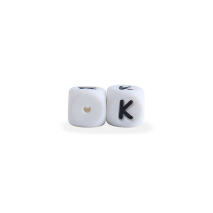 12mm Baby Products 26 Silicone English Alphabet Beads Teeth Accessories - HD Wireless Product #16