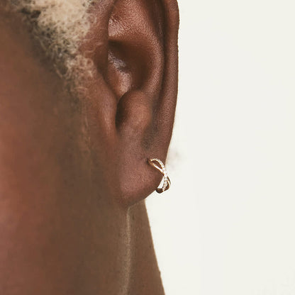 Women's Sterling Silver Needle Fashion Bowknot Stud Earrings b4b3a5a1 dc02 4748 b2f0 0462e06330f9