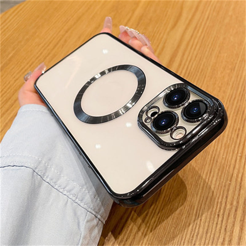 Creative Lens Film Plating Magnetic Suction Phone Case Protector b4b51b7b cb88 4fad b194 2f6fa42bf822