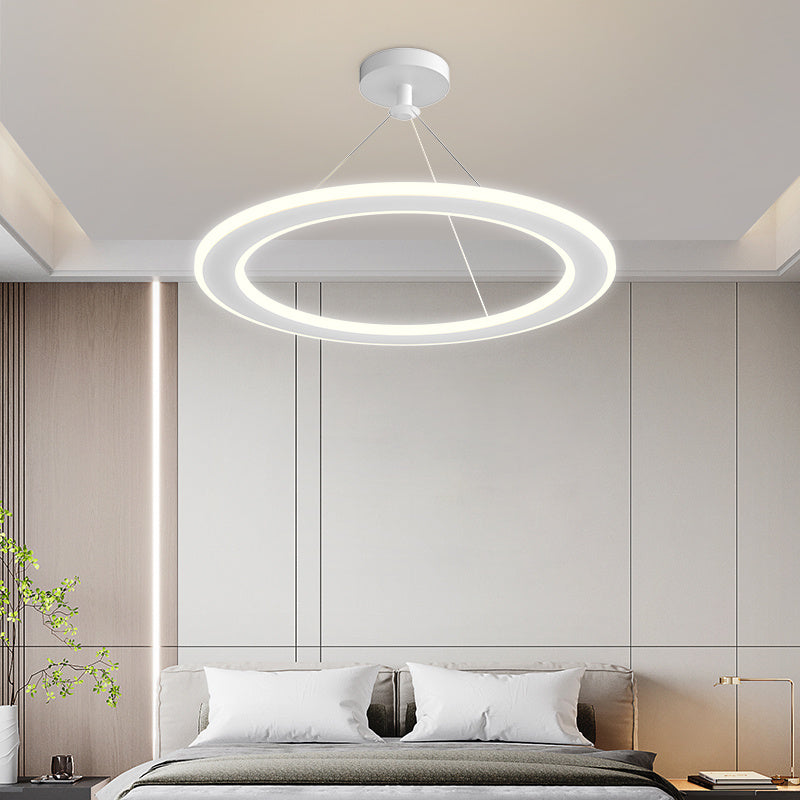 Simple Modern Circular Bedroom Study Chandelier b4de8768 cd15 4827 a625 6f41387523bb