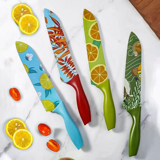 Household Fruit Knife Metal Food Supplement Knife Suit b4e588fa d434 4d60 88b8 b3d5d420d823 trans