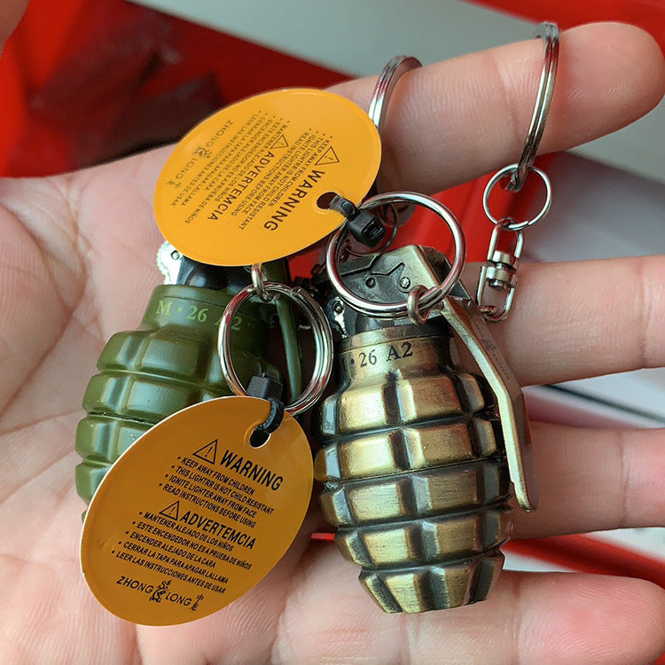 Metal Portable Grenade Modeling Inflatable Grinding Wheel Open Flame Lighter b4ef786d 5ee1 40b4 920e b55f1ff08b09