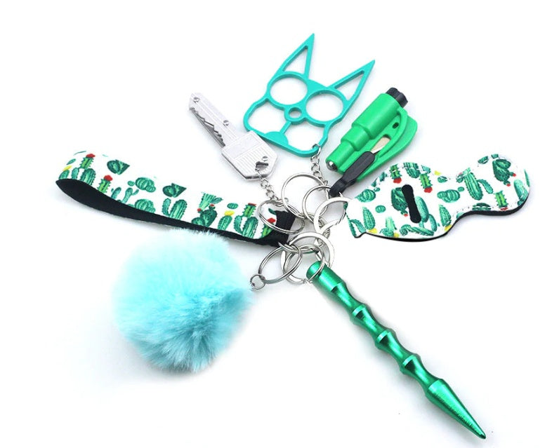Women's Hand Sanitizer Bag Zinc Alloy Anti-wolf Bar Alarm Key Chain b4f293b4 0bcd 44d6 8a8d 0877d409541e