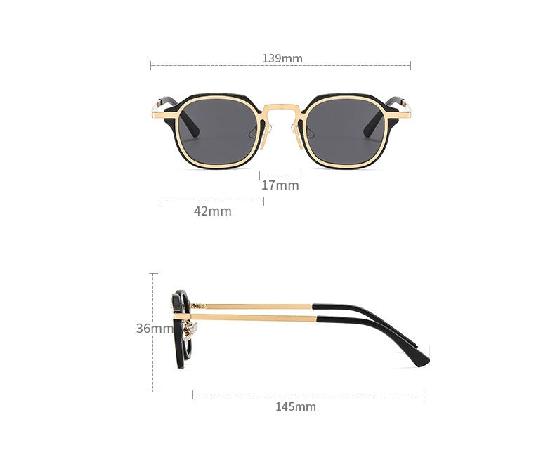 Men's And Women's Punk Box Metal PC Hybrid Sunglasses b4f3f12d 41e4 48ca 8376 bff5dad1b929