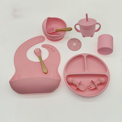 Baby Eat Learning Complementary Food Feeding Silicone Tableware b4fda237 f388 4894 9e34 5c1d736bd101
