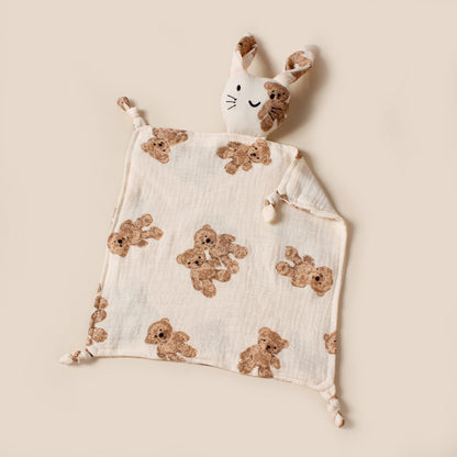 Double-layer Crepe Animal Print Baby Cotton Saliva Towel b50b075a 8045 4e7e bb7c a01f13c65092