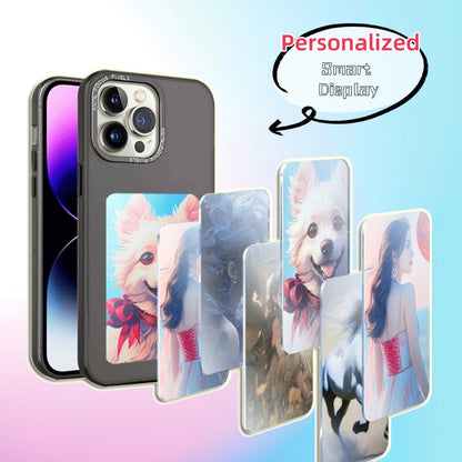 E-ink Screen Phone Case Unlimited Screen Projection Personalized Phone Cover Battery Free New Designer Luxury Phone Case b50b