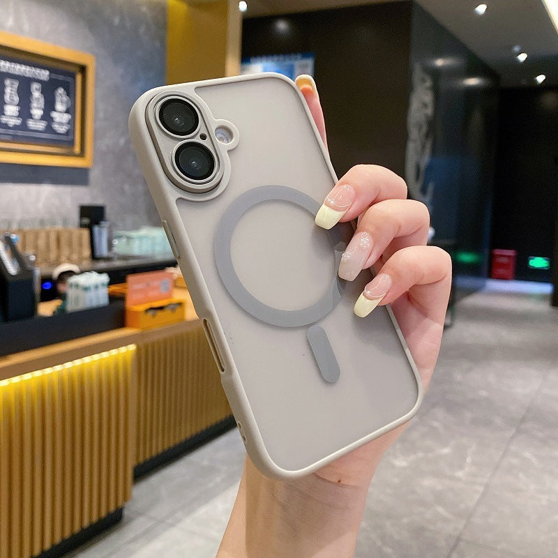 Phone Case Yadun Skin Frosted Magnetic Lens Protector Protective Case - 图片 5