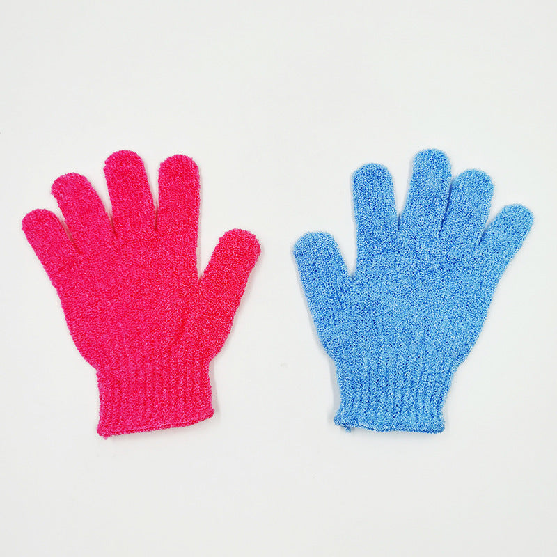 Household Bath Candy-colored Five-finger Gloves b528c1a4 0a85 4019 b6ae 2afd724c988d