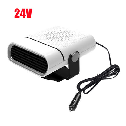 3 In 1 Car Heater Defogger Plug In Cigarette Lighter Mini Car Heater Defroster ABS Car Heaters Fan Defogger Anti-Fog - HD Wireless Product #5
