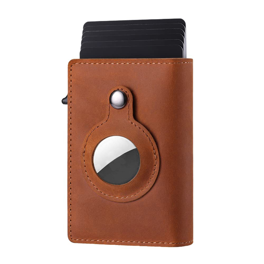 Leather Protective Case Card Holder Aluminum Alloy Crazy Horse b53b5c9b 46a1 42ef 8b63 60b2cb774da9