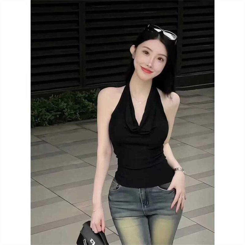 Off-the-shoulder Slim-fit All-matching Short Top