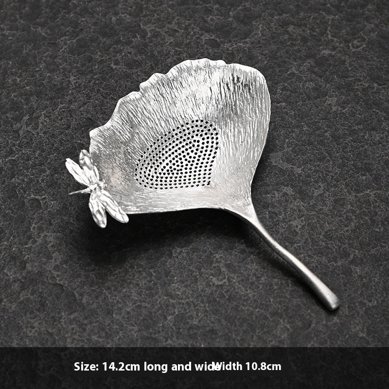 Creative Tea Strainer Tin Tea Funnel Pure Tin Tea Set b55e097b 6b56 4363 85de 3343cfbf5b60 trans