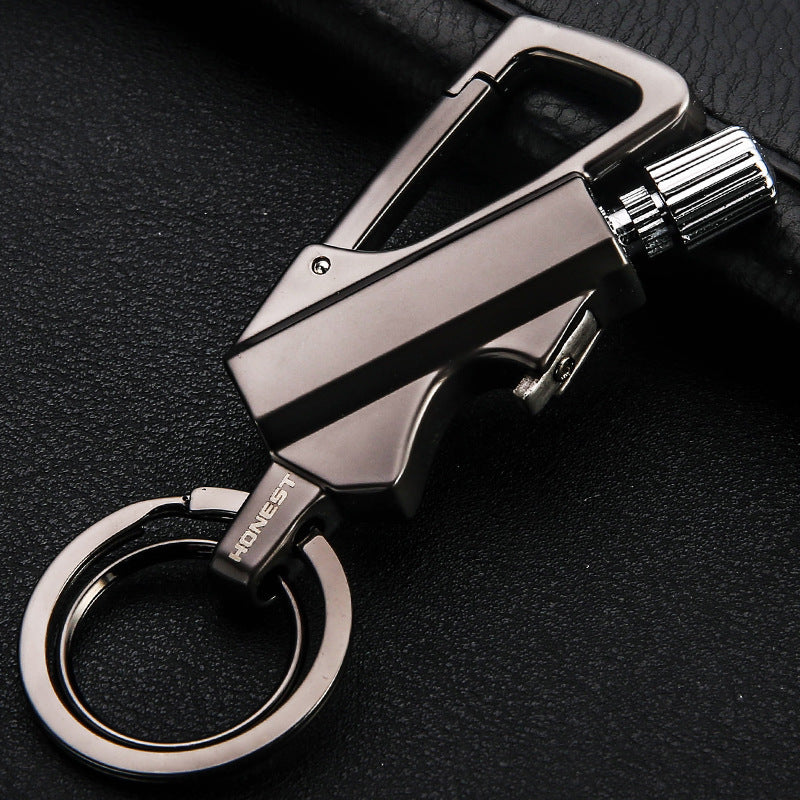 Creative Metal Keychain Lighter Wild Fire Ten Thousand Times Use Kerosene Lighters Gifts For Men b57097c6 9fe9 45ae b57c a1b5