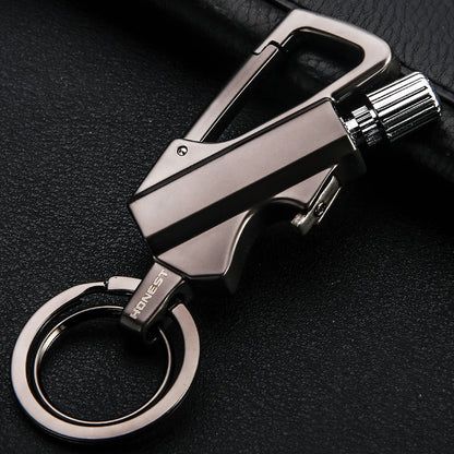 Creative Metal Keychain Lighter Wild Fire Ten Thousand Times Use Kerosene Lighters Gifts For Men b57097c6 9fe9 45ae b57c a1b5