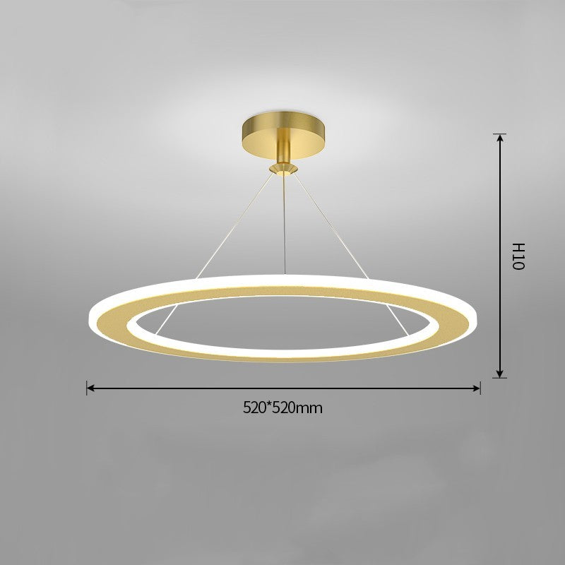 Simple Modern Circular Bedroom Study Chandelier b583971d 8990 44a3 a2c7 55e4abaed5b1