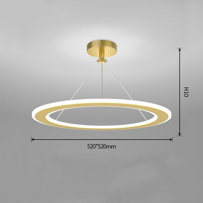 Simple Modern Circular Bedroom Study Chandelier b583971d 8990 44a3 a2c7 55e4abaed5b1