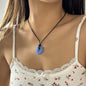 Wax Thread Adjustable Simple Flower Necklace b584ea24 179d 4305 acc7 645a5644560d