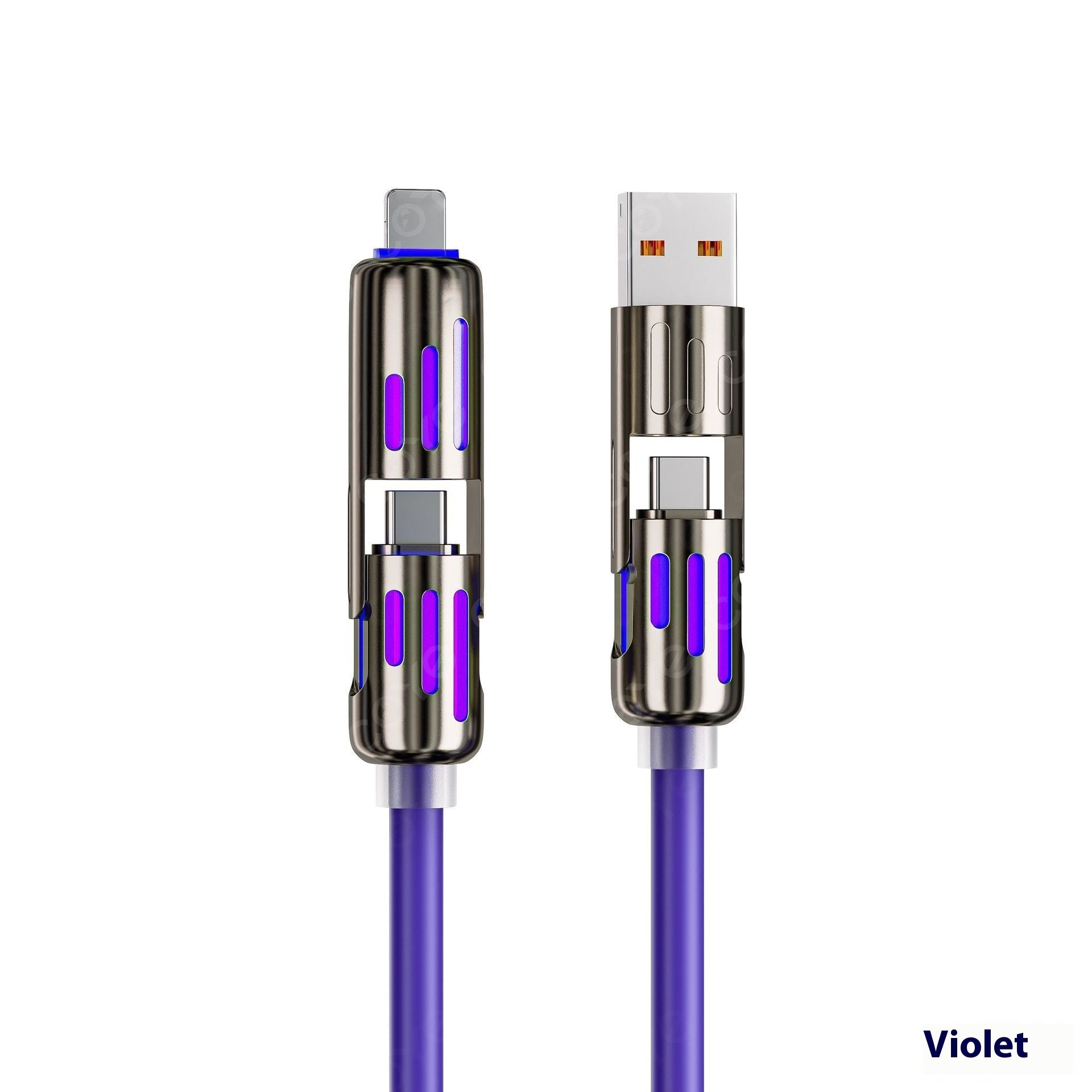 Car Multifunction 240W Four-in-one Data Cable - 图片 6