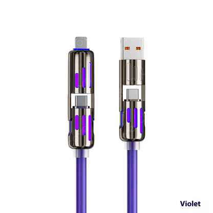 Car Multifunction 240W Four-in-one Data Cable - 图片 6