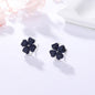 Sterling Silver Double-sided Four-leaf Clover Can Be Opened And Closed, A Double-wearing Clavicle Chain b59b43eb 3a93 4029 a7
