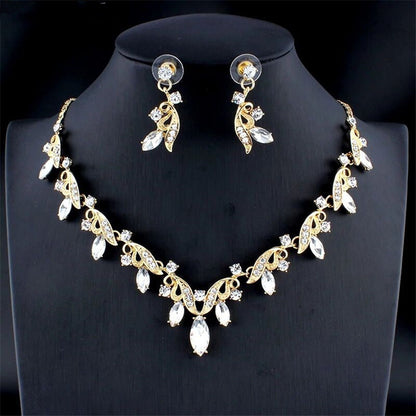 Rhinestone Women'S European And American Water Wave Chain Lattice White Pearl Necklace b59cf79a ac13 44b9 b3b1 9ecaf7d616f9